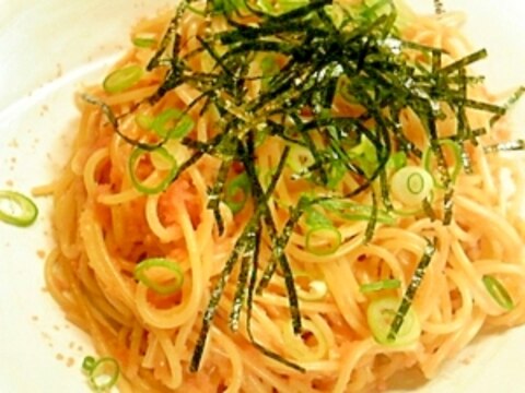 和えるだけ♪明太子スパゲティ